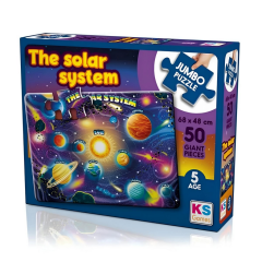 Nessiworld  KS Games Solar Sistem Gezegen 50 Parça Puzzle