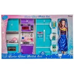 Nessiworld Karlar Ülkesi Bebek ve 3'lü Mutfak Seti