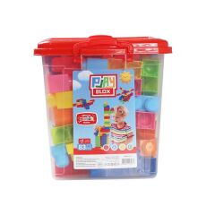 Nessiworld Play Blox Yapı Oyuncakları 83 Parça Kovalı Parlak Renkler Mega Blok Seti 3073