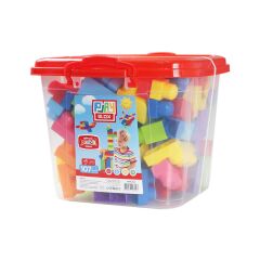 Nessiworld Play Blox Yapı Oyuncakları 107 Parça Kovalı Parlak Renkler Mega Blok Seti 3103