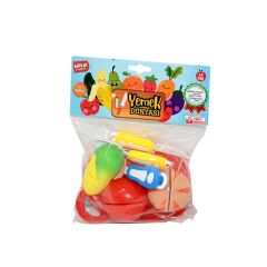 Nessiworld URT007-PVC-1AB KESİLEBİLEN SEBZE MEYVE 3 PCS