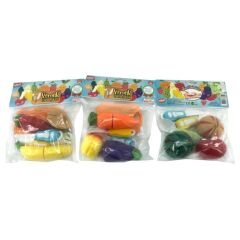 Nessiworld URT007-PVC-1AB KESİLEBİLEN SEBZE MEYVE 3 PCS