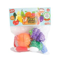 Nessiworld URT007-PVC-1AB KESİLEBİLEN SEBZE MEYVE 3 PCS