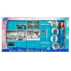 Nessiworld Karlar Ülkesi Bebek ve 4'lü Mutfak Seti