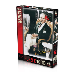 Nessiworld KS Games Kahve İçen Atatürk Puzzle 1000 Parça 20727