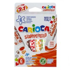 Nessiworld Carioca Stamperello Keçeli Boya Kalemi 6'lı