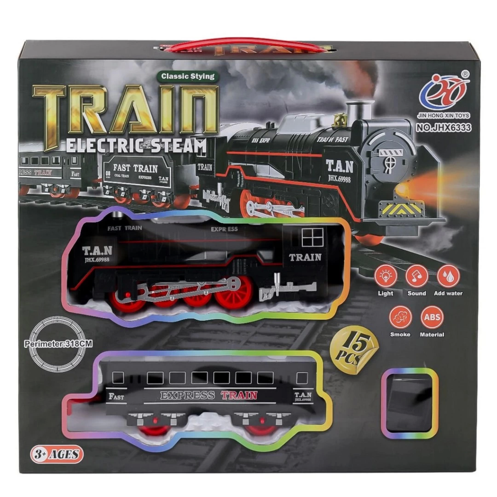 Nessiworld  Dumanlı Sesli Işıklı Tren 15 Parça