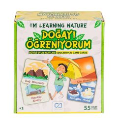 Nessiworld  CAEGT-5053 Doğayı Öğreniyorum Eğitici Oyun Kartları -Ca Games