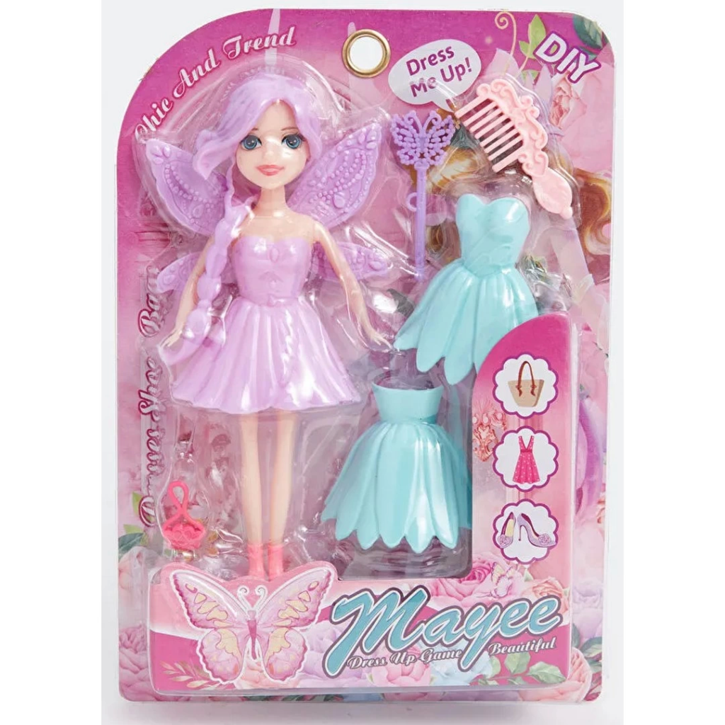 Nessiworld  Karteleda Elbiseli Bebek Set