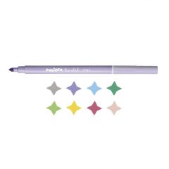 Nessiworld Carioca Pastel Süper Yıkanabilir Keçeli Boya Kalemi 8'li