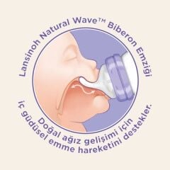 Nessiworld    Biberon Natural Wawe Biberon Emziği 160ml