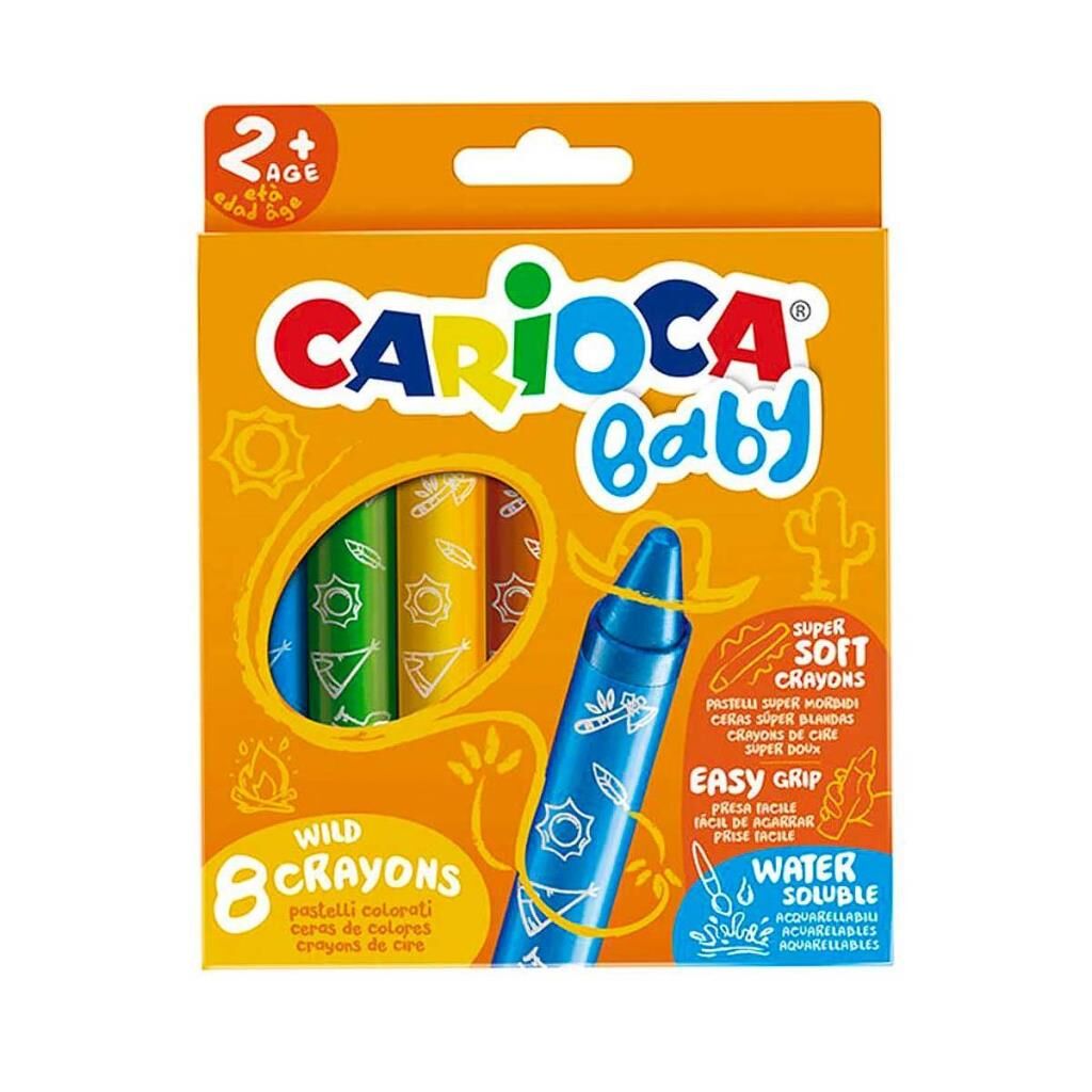 Nessiworld Carioca Jumbo Bebek Yumuşak Pastel Boya 8'li