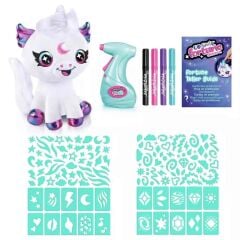 Nessiworld 45529 Işıklı Airbrush Peluş Cosmic Unicorn Hobi Seti -Sunman