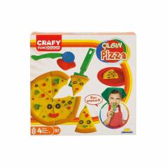 Nessiworld Crafy Çılgın Pizza Oyun Hamuru Seti 200 g 10 Parça