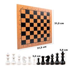 Nessiworld TR5011 Toru Ahşap Satranç Seti