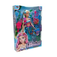 Nessiworld WG-66777 Kutulu 29cm Aksesuarlı Deniz Kızı - Vardem Oyuncak