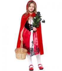 Nessiworld Kırmızı Başlıklı Kız Şapkalı Pelerin 90 cm