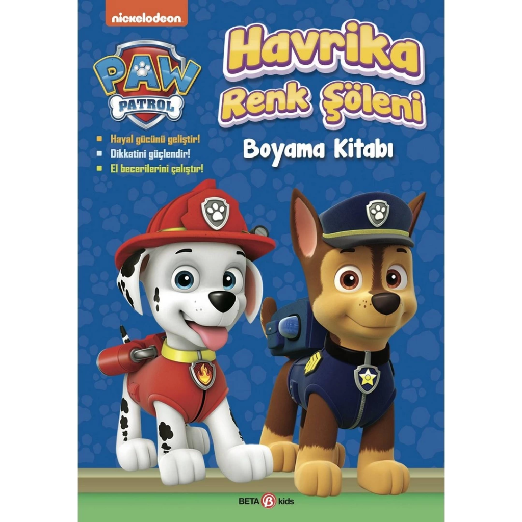 Nessiworld  Paw Patrol Havrika Renk Şöleni Boyama Kitabı