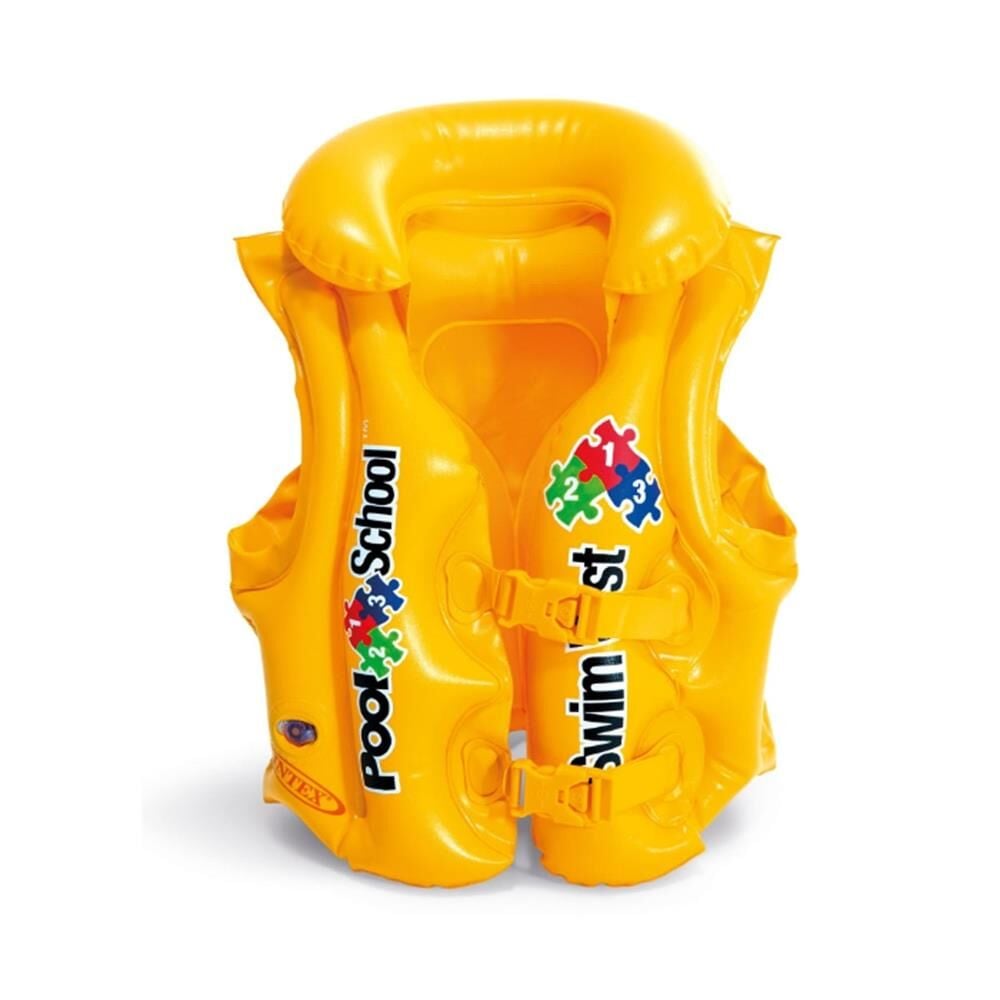 Nessiworld Intex Yakalı Sarı Yelek 50x47 cm (3-6 Yaş)