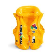 Nessiworld Intex Yakalı Sarı Yelek 50x47 cm (3-6 Yaş)