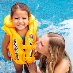 Nessiworld Intex Yakalı Sarı Yelek 50x47 cm (3-6 Yaş)