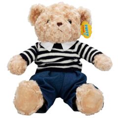 Kıyafetli Peluş Ayı Teddy Bear 37 cm -Sunman