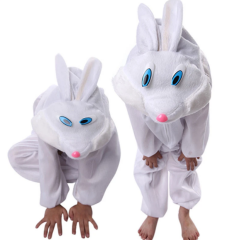 Nessiworld Çocuk Tavşan Kostümü Beyaz Renk 3-5 Yaş 100 cm