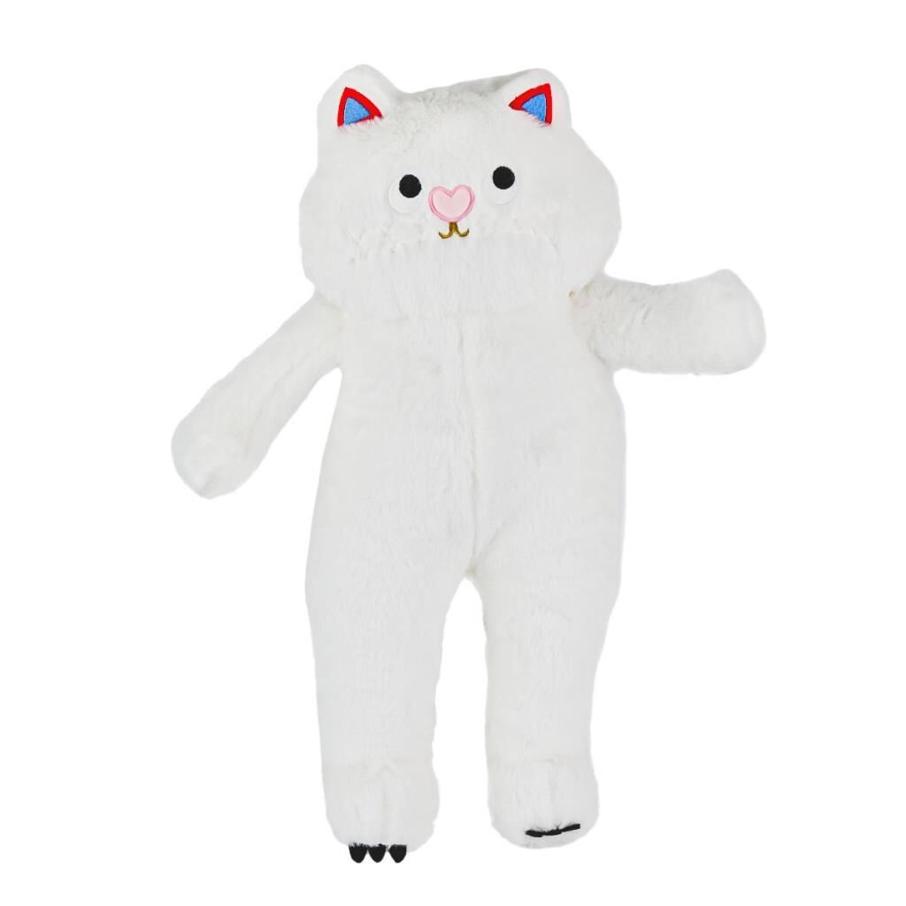Nessiworld  4806 Peluş Uzun Kedi 55 cm Beyaz -My Friend Toys