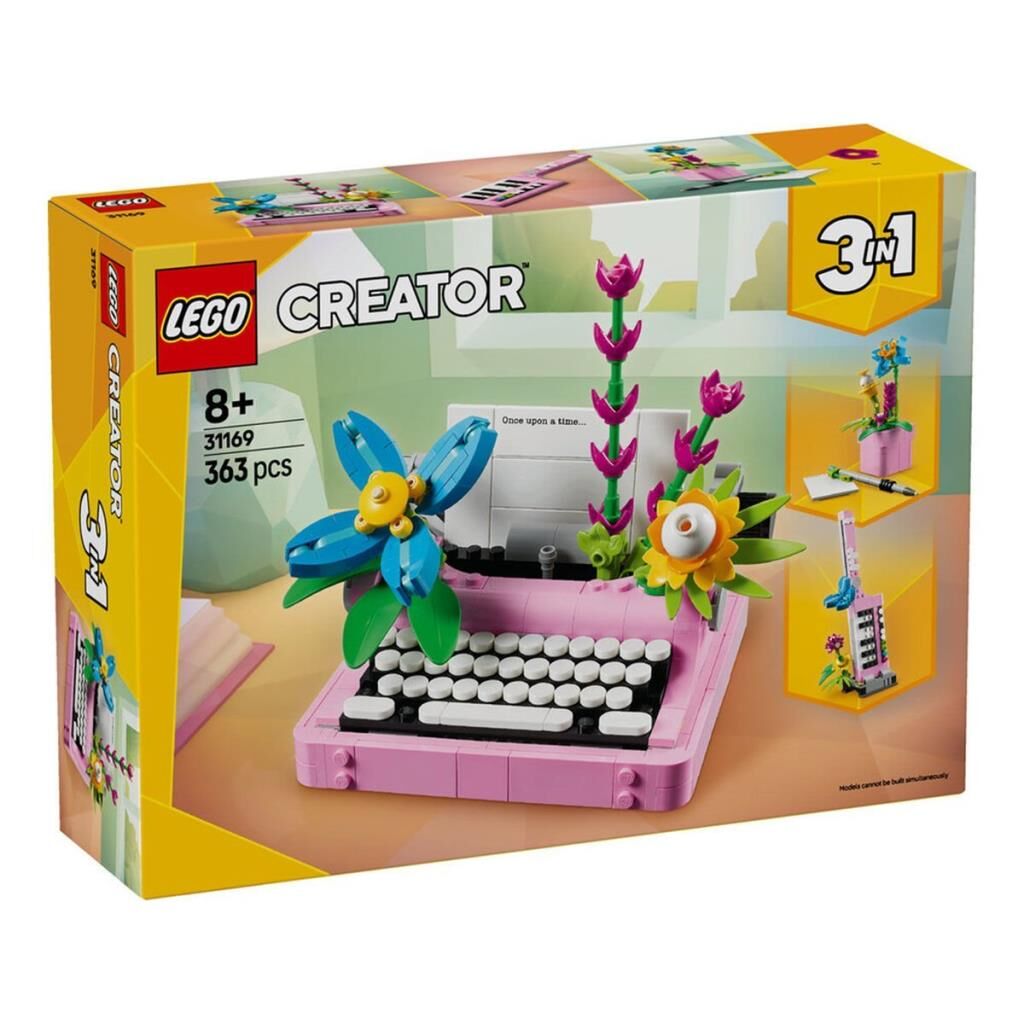 Nessiworld 31169 Lego Creator 3in1 - Çiçekli Daktilo 363 parça +8 yaş