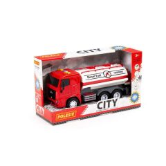 Nessiworld 96296 CITY Sürtmeli V2 Tanker Işıklı ve Sesli Kırmızı Kabin Kutuda - Polesie