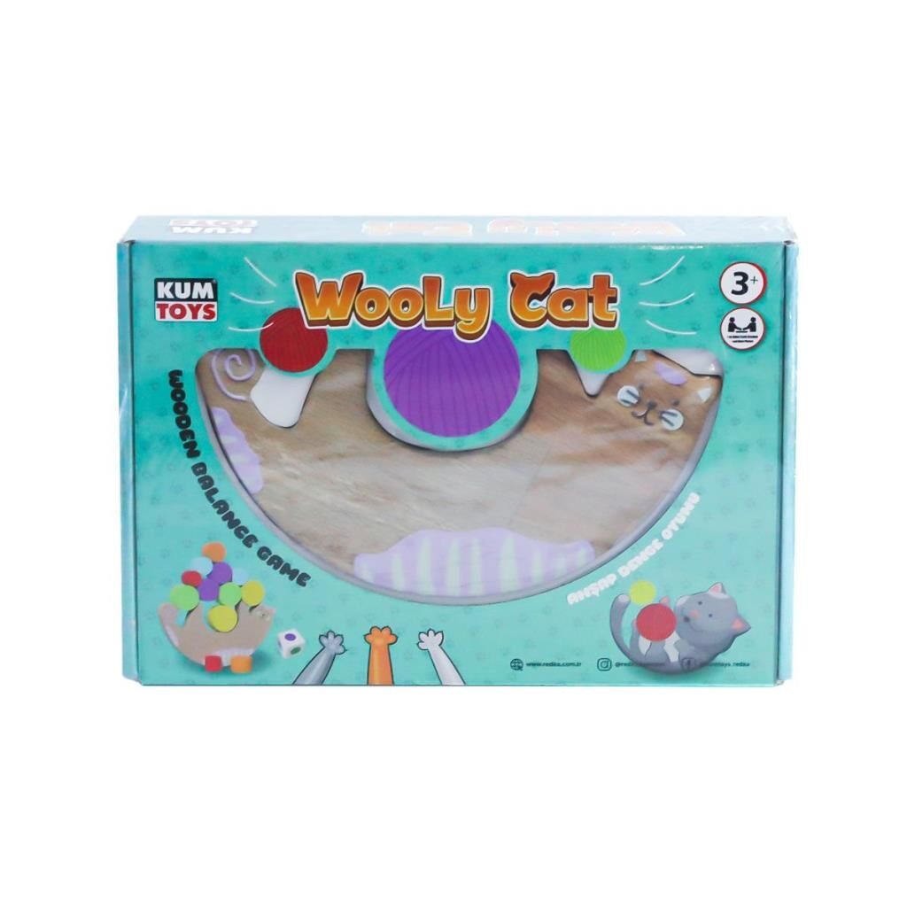 Nessiworld  5672 Wooly Cat Kedi Oyunu -Kumtoys