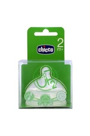 Chicco Step Up +2 Ay Biberon Emziği Orta Akış