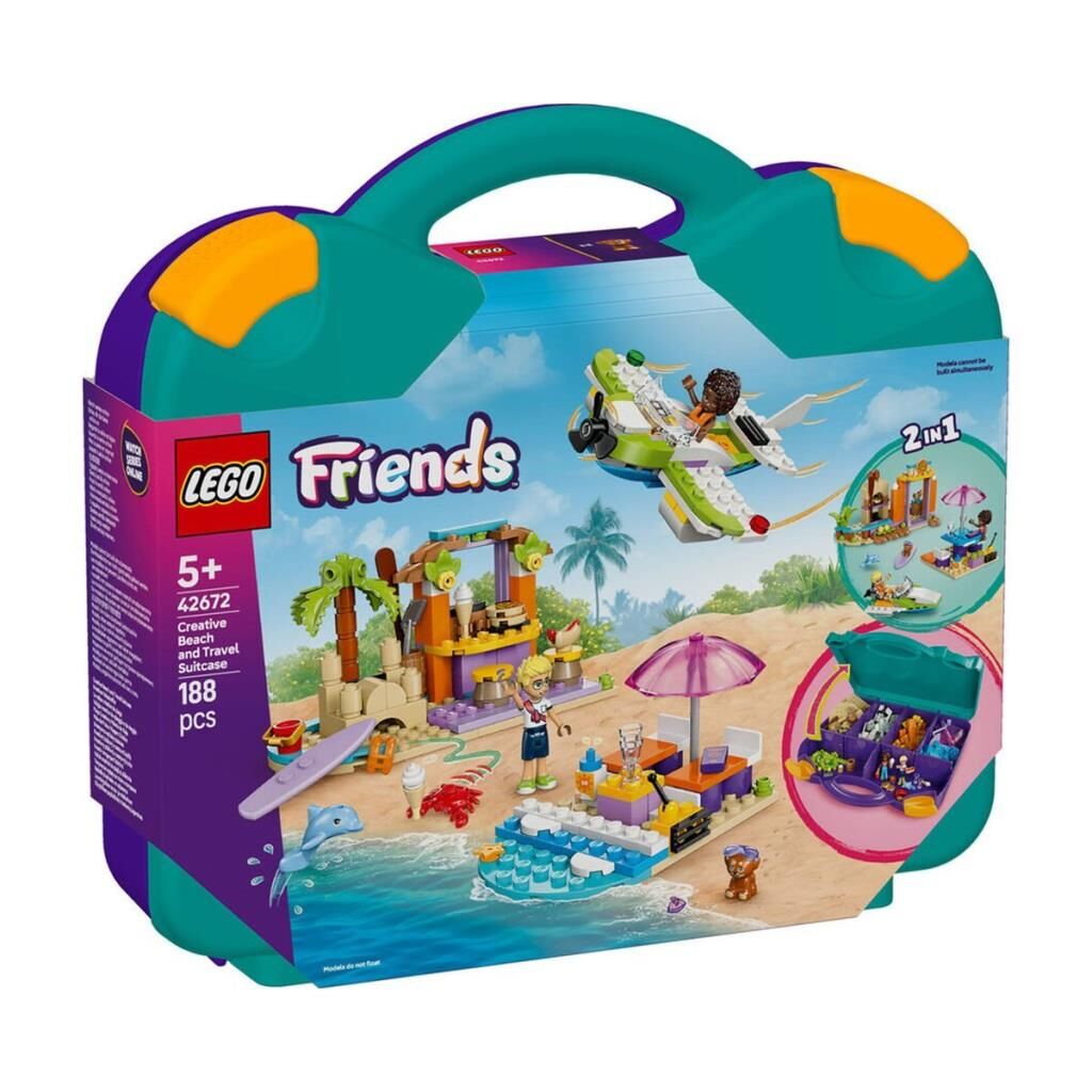 Nessiworld  42672 Lego Friends Yaratıcı Plaj ve Seyahat Bavulu 188 parça +5 yaş