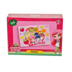 Nessiworld CK7909 Çilek Kız 100 Parça Puzzle - Laço Kids - Utku Oyuncak