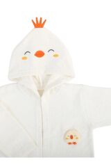 Nessiworld  Baby Civcivli Bornoz Seti 30038 Ekru