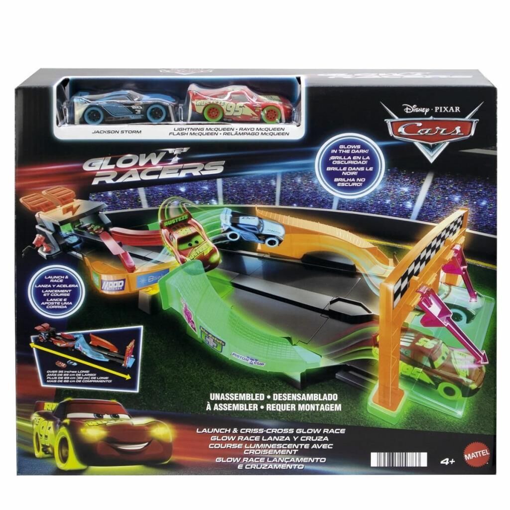 Nessiworld HPD80 Cars Karanlıkta Parlayan Yarışçılar Pist Seti