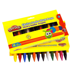 Nessiworld  Play-Doh 12 Renk Extra Jumbo Crayon