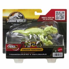 Nessiworld HLP05 Jurassic World Değişim Serisi - Çifte Tehlike Dinozor Figürleri