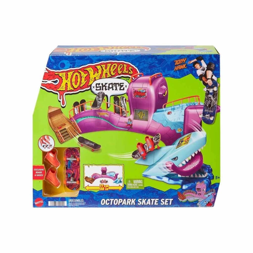 Nessiworld HMK01 Hot Wheels Skate Ahtapot Kaykay Parkı Oyun Seti