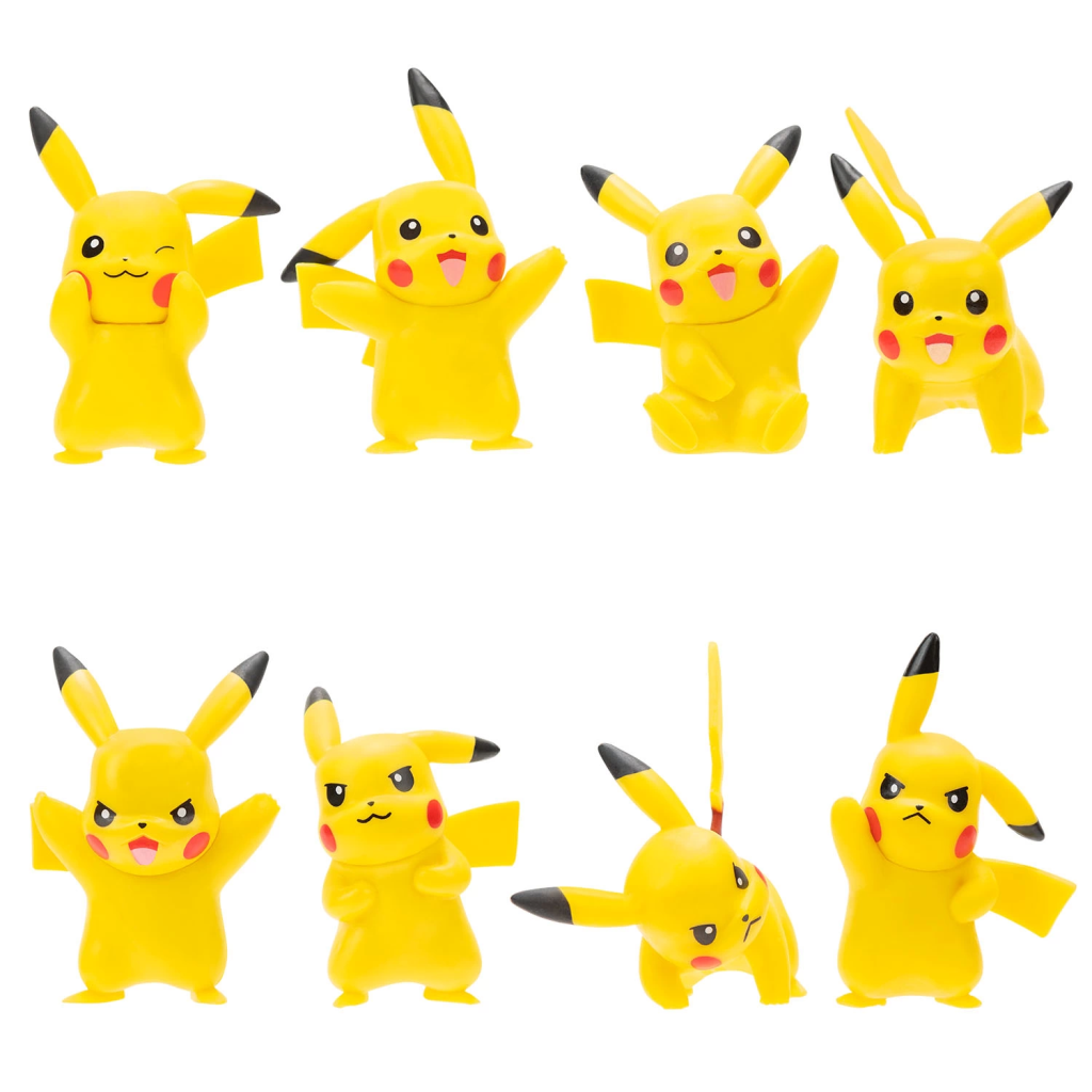 Nessiworld Pokemon Battle 8'li Figür Seti Pikachu