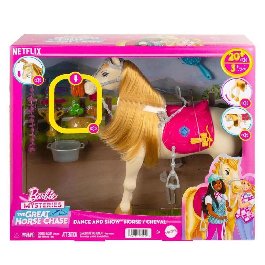 Nessiworld  HXJ42 Barbie ve Dansçı Atı - Barbie Mysteries: The Great Horse Chase