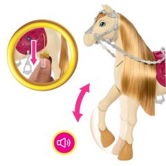 Nessiworld  HXJ42 Barbie ve Dansçı Atı - Barbie Mysteries: The Great Horse Chase