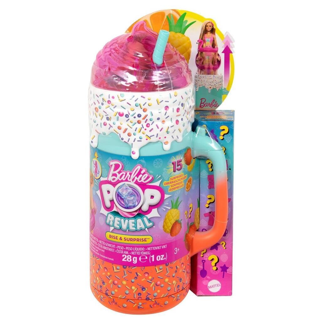 Nessiworld  HRK57 Barbie Pop Reveal Sürprizli Bardak Oyun Seti