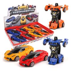 Nessiworld  KNS-2019-3 Sürtmeli Robota Dönüşen Araba -Vardem Oyuncak