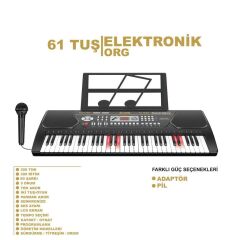 Nessiworld  TFL-328-21 Vlektro Kutulu 61 Tuş Büyük Lcd Ekranlı Elektronik Büyük Org