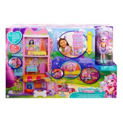 Nessiworld HHC18 Enchantimals Şehir Evi ve Kafe Oyun Seti