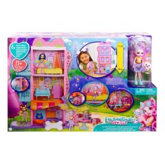 Nessiworld HHC18 Enchantimals Şehir Evi ve Kafe Oyun Seti
