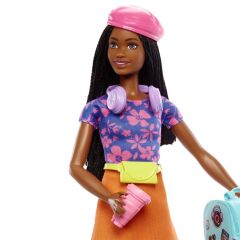Nessiworld HGX55 Barbie Brooklyn Seyahatte Bebeği ve Aksesuarları