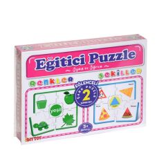7194 ÇARK PUZZLE RENKLER ŞEKİLLER