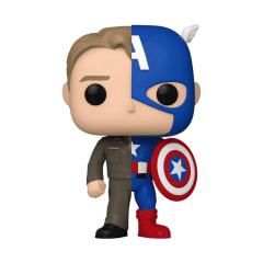 Nessiworld Funko POP Marvel Steve Rogers/Captain America Split